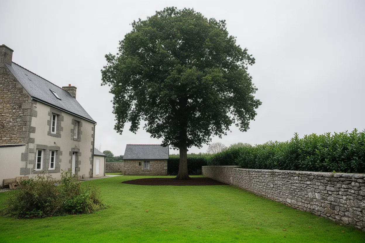 Arbre à sécuriser avant intervention à Valognes